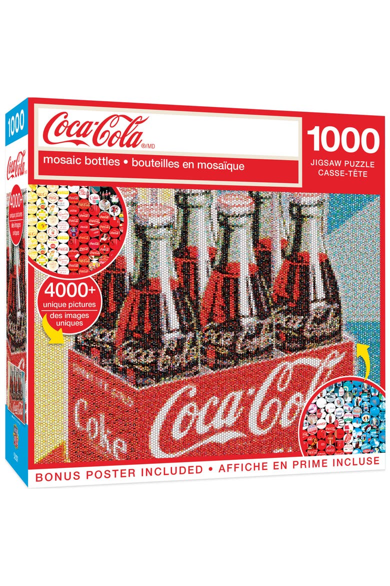 Photomosaic Bottles 1000 Piece Puzzle, Main, color, Multicolor
