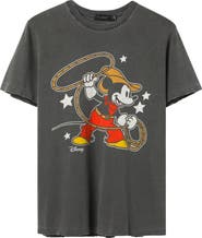 Junk Food Mickey Mouse Lasso Graphic T-Shirt