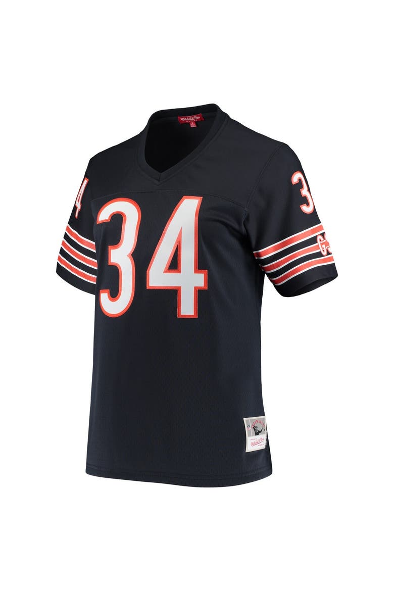 Women's Mitchell & Ness Walter Payton Navy Chicago Bears 1985 Legacy Replica Jersey, Alternate, color, Navy