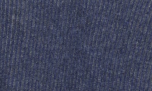 Amicale Rib Cashmere Zip Jacket In Blue