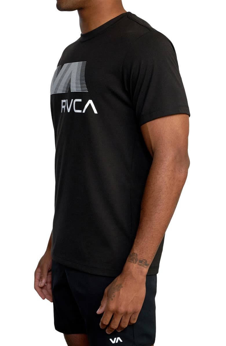 RVCA VA Blur Performance Graphic Tee, Alternate, color,