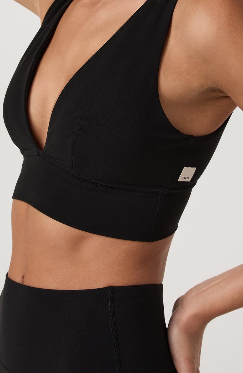 Vuori AllTheFeels<sup>™</sup> Triangle Bra, Alternate, color, Black