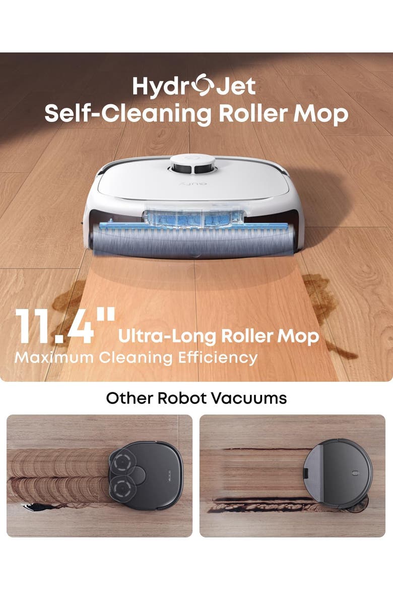 E25 Omni Robot Vacuum Self-Cleaning All-in-One Station with Official Replacement Parts Kit, Alternate, color, White
