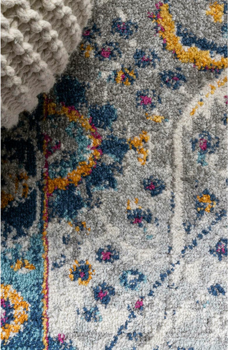 JONATHAN Y Izil Modern Persian Area Rug, Alternate, color, Light Gray/Blue