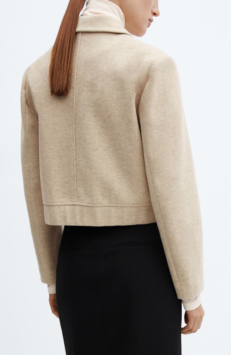 MANGO Structured Zip Jacket, Alternate, color, 