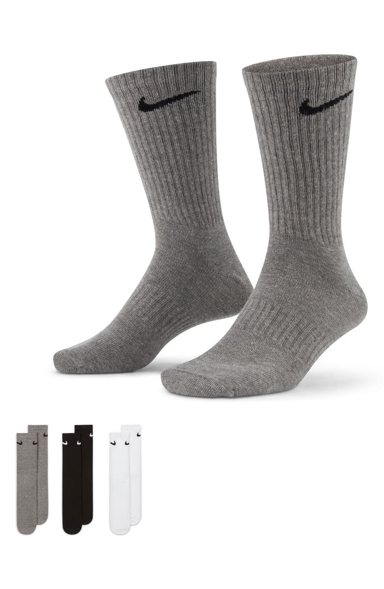 Nike Everyday Lightweight<br />Training Crew Socks - Pack of 3, Alternate, color, 964 Mltclr