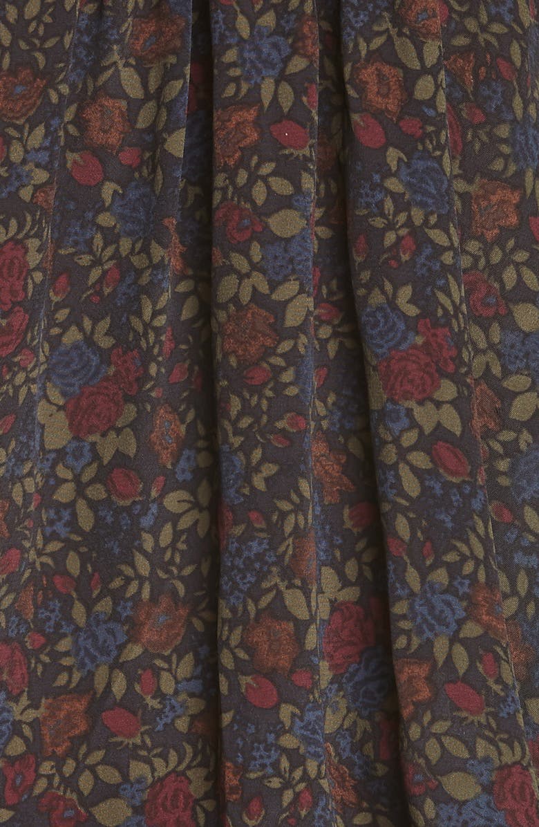 Polo Ralph Lauren Floral Print Tie Neck Shirt, Alternate, color,