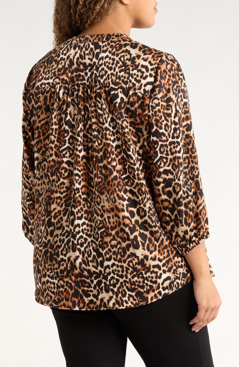 Jones New York V-Neck Tunic, Alternate, color, Jones Black Multi