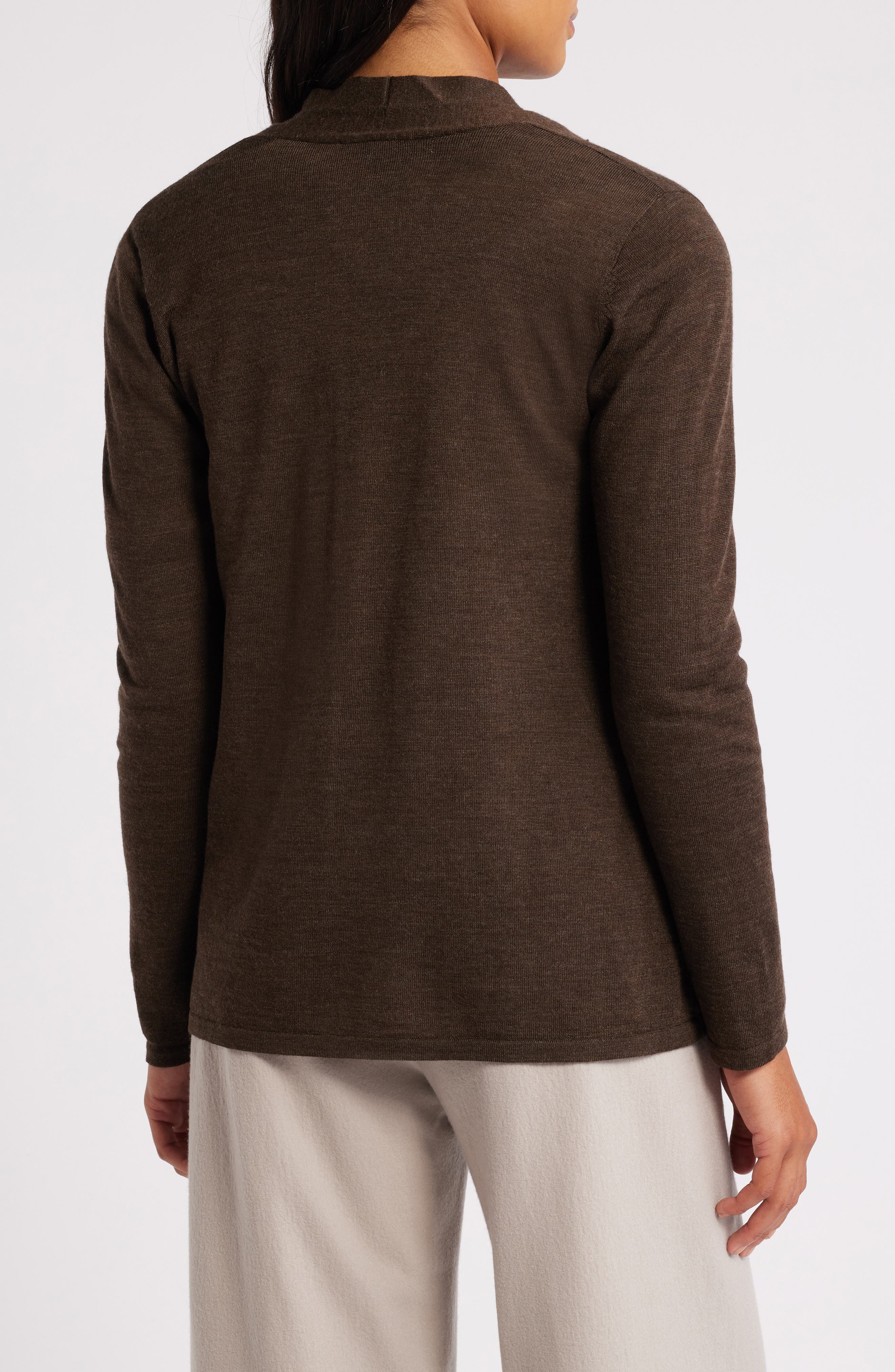 Open Front Wool Cardigan - image 2