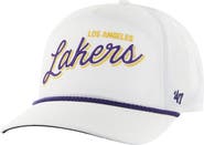 '47 Men's '47 White Los Angeles Lakers Fairway Hitch brrr Adjustable Hat