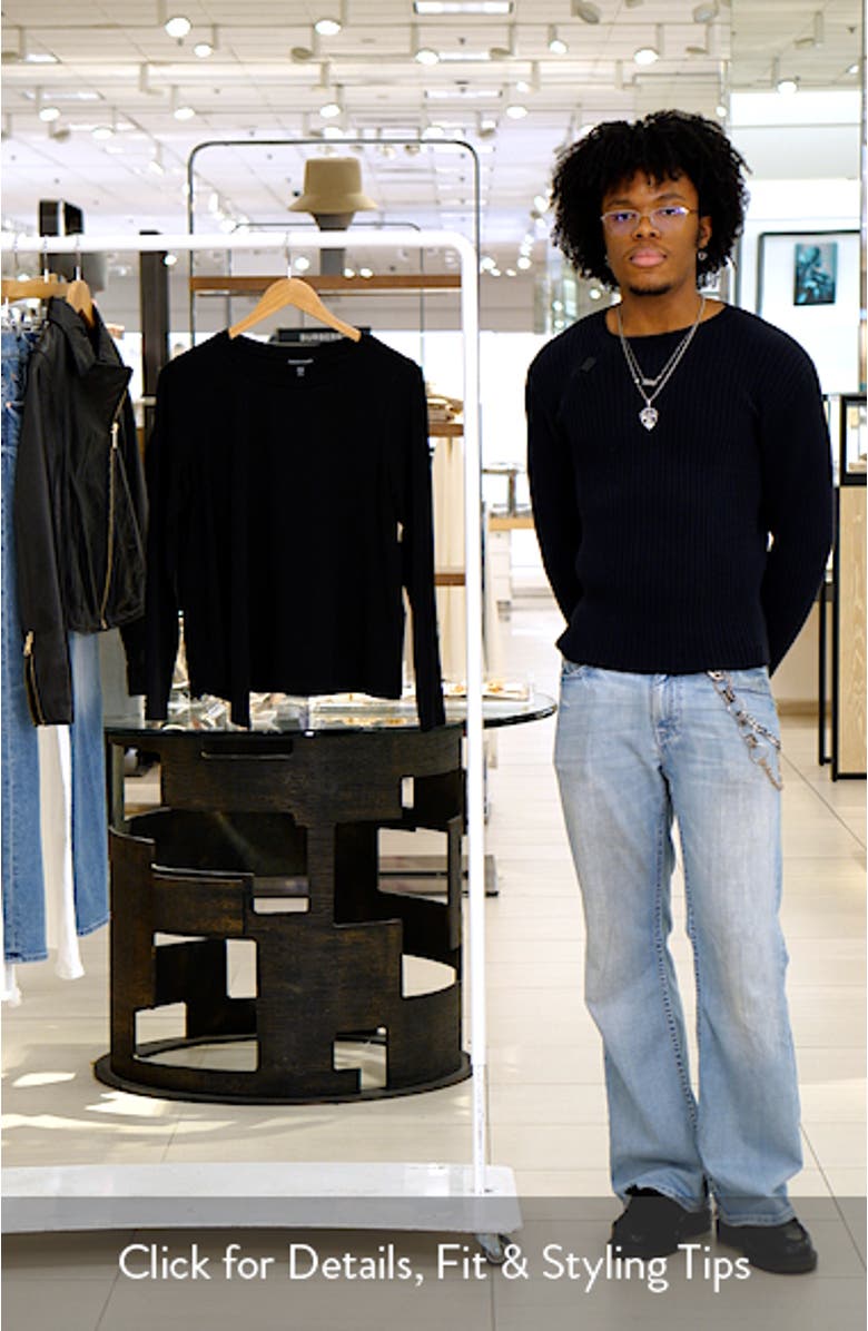 Asymmetric Overlay Long Sleeve Top, sales video thumbnail