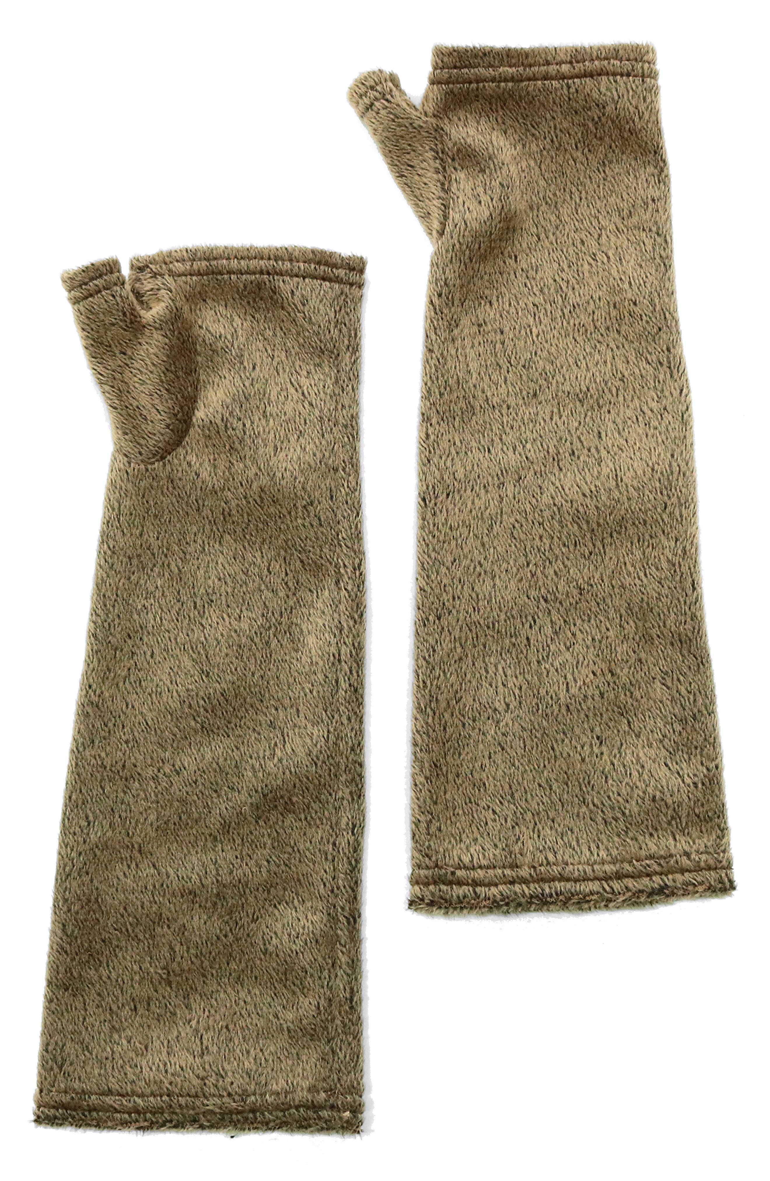 Portolano Textured Velvet Fingerless Gloves