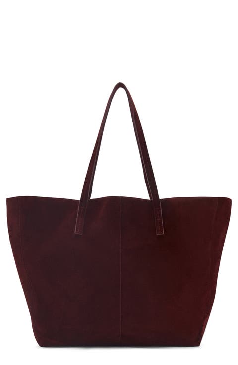 Suede Shopper Bag