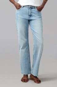 Lola Denim Denver High Rise Straight Jeans