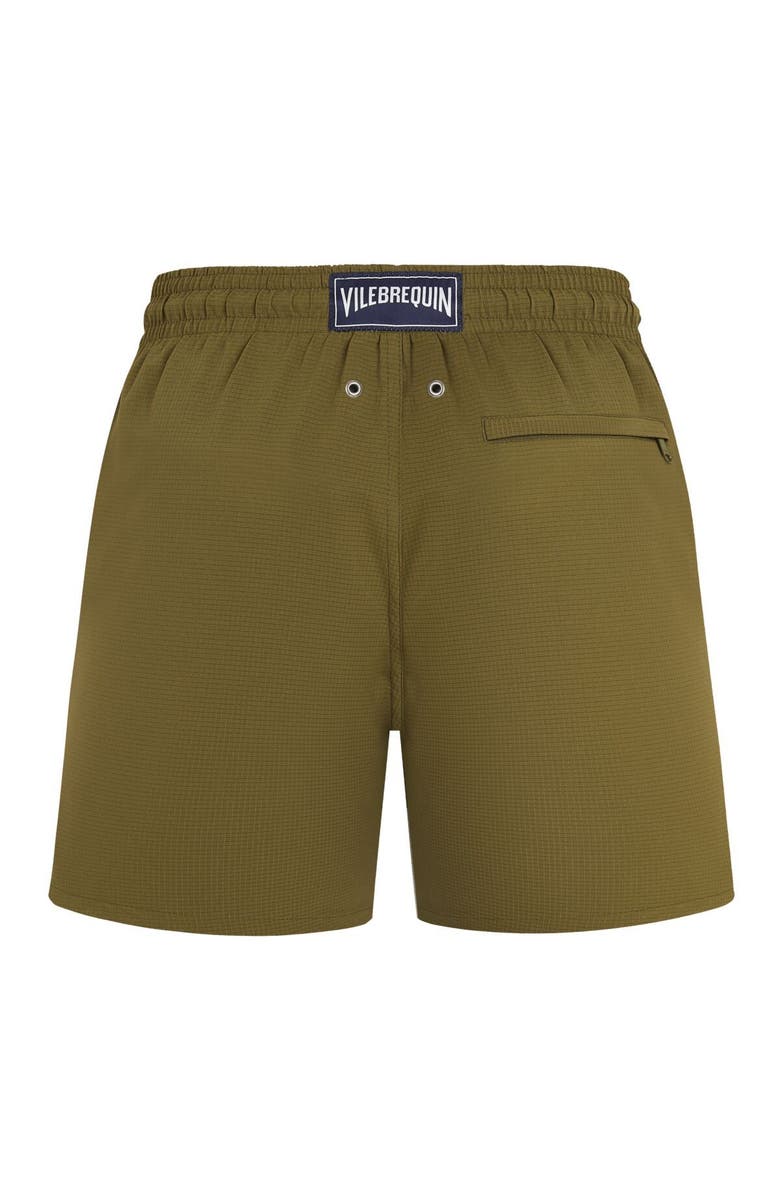 Vilebrequin Men Micro-Perforated Ultra-Light and Packable Swim Trunks Solid, Alternate, color, Khaki