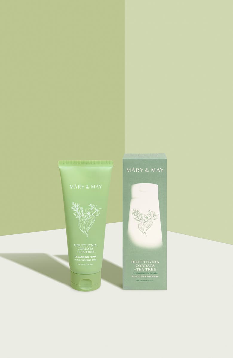 Mary&May Houttuynia Cordata + Tea Tree Cleansing Foam, Alternate, color, 