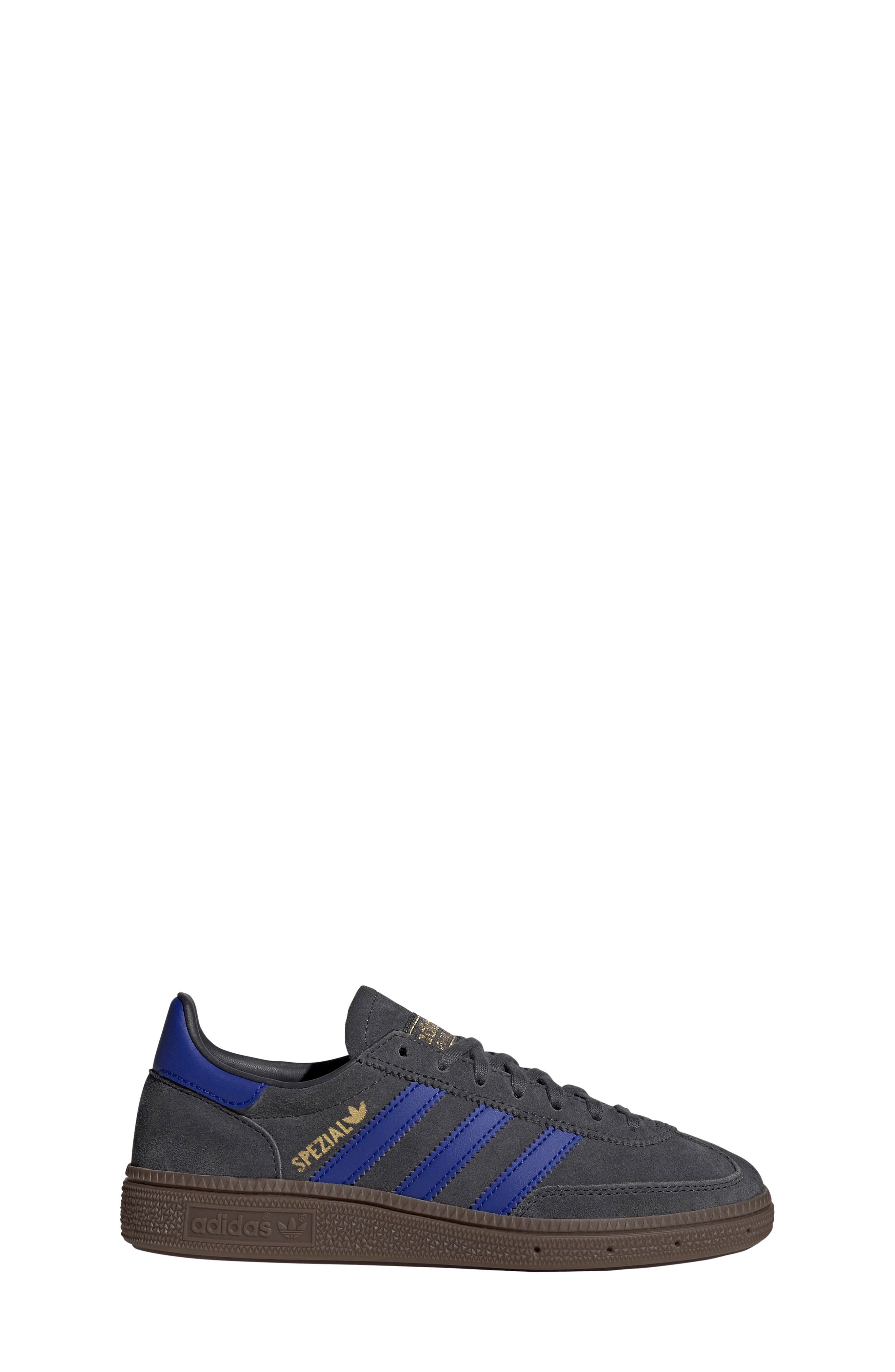Handball Spezial Sneaker, Alternate, color, CARBON/ LUCID BLUE/ GUM5