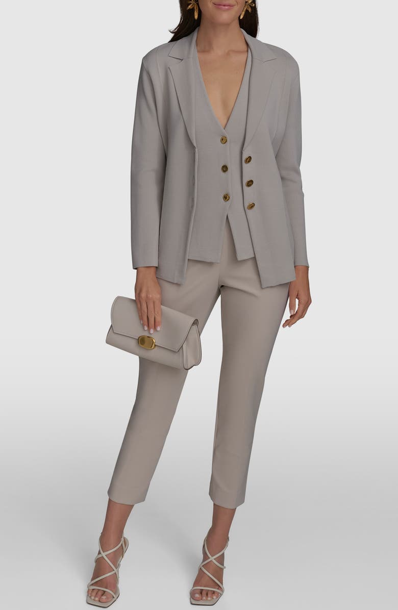 Donna Karan New York Sweater Jacket, Alternate, color, 
