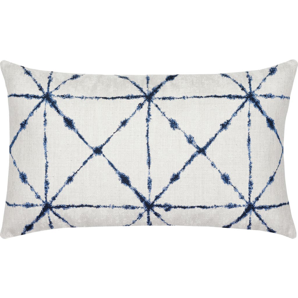 Elaine Smith Trilogy Indigo Indoor & Outdoor Woven Accent Pillow