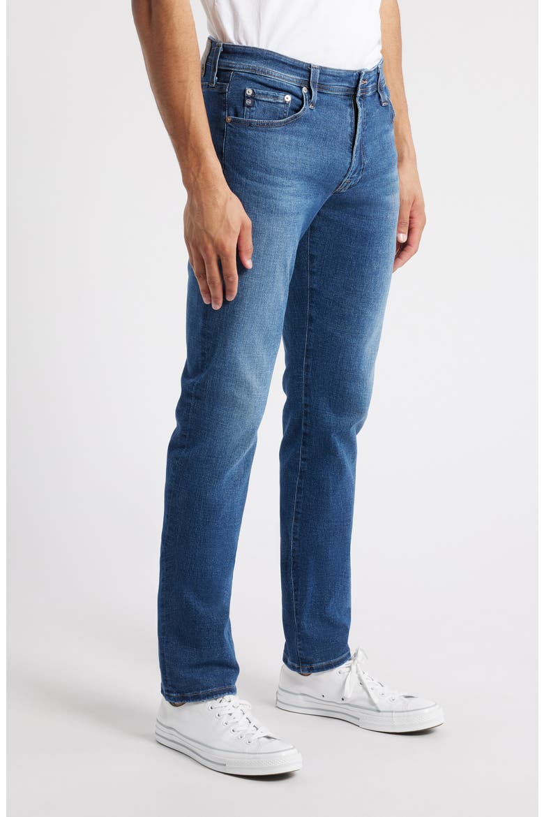 Everett Slim Straight Leg Jeans, Alternate, color, BARNARD