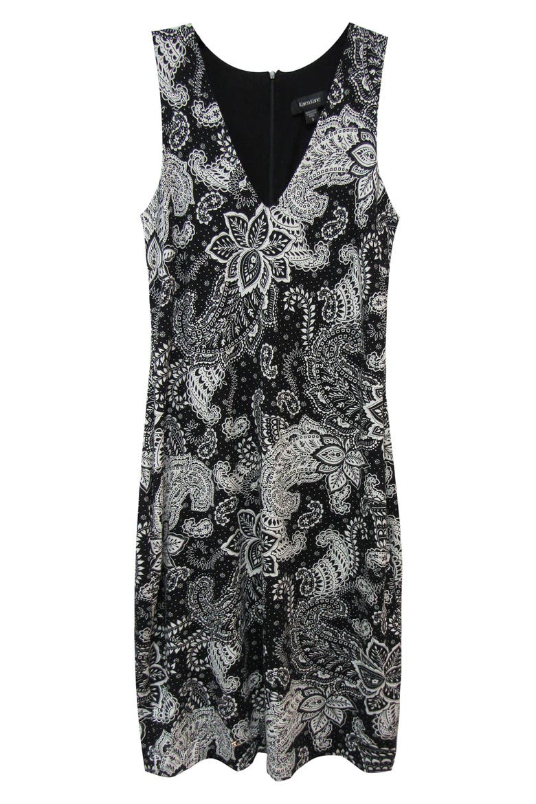 Sleeveless Sheath Dress, Alternate, color, BLACK