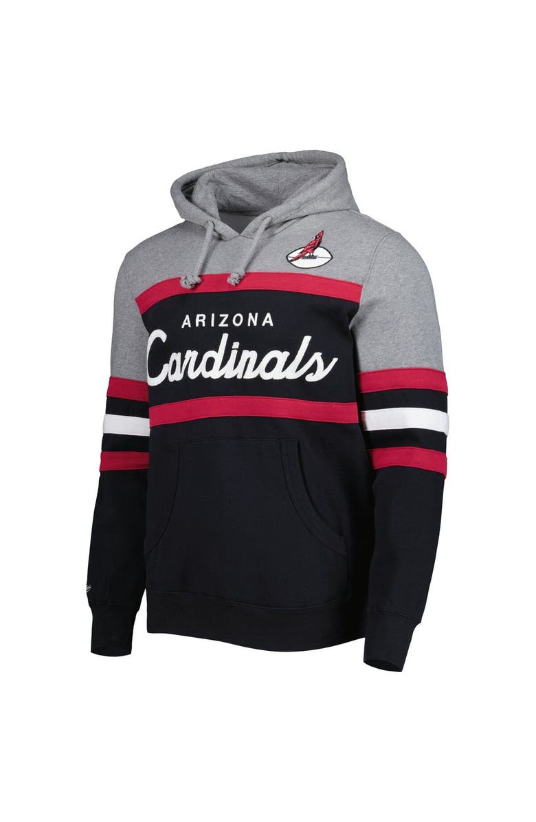 Mitchell & Ness Men's Mitchell & Ness Black/Heathered Gray Arizona Cardinals Head Coach Pullover Hoodie, Alternate, color, 