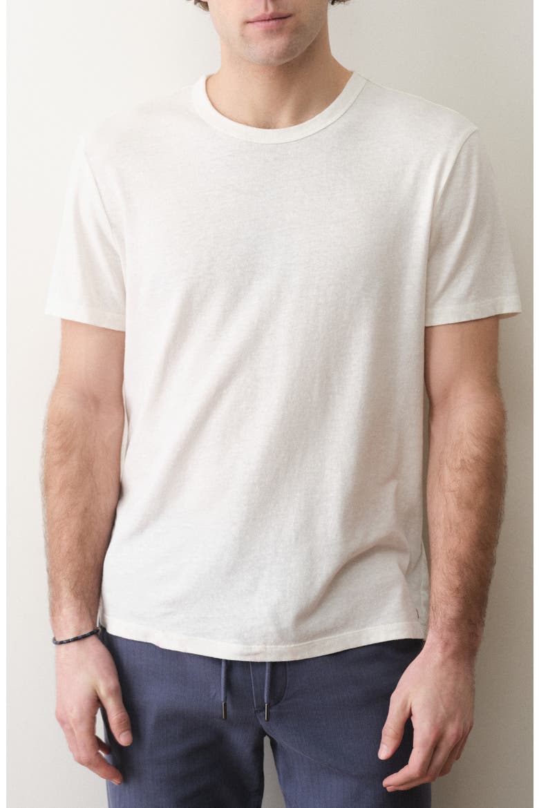 Relaxed Hemp Cotton T-Shirt, Main, color, WHITE