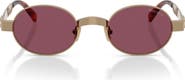 Miu Miu 47mm Small Oval Sunglasses