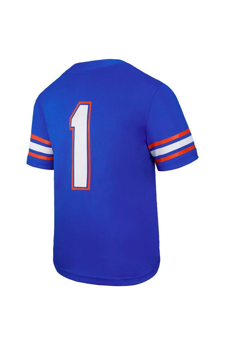 Youth Jordan Brand #1 Royal Florida Gators Untouchable Replica Game Jersey, Alternate, color, Royal