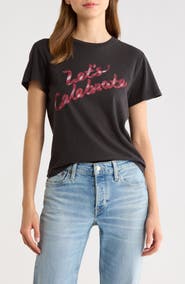 Re/Done Celebrate Graphic T-Shirt