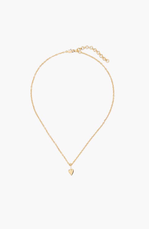 Loff Mini Heart Pin Choker in Gold