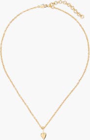 YOJ Loff Mini Heart Pin Choker in Gold