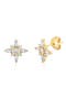 selected 18Kt Yellow Gold / Clear Stone