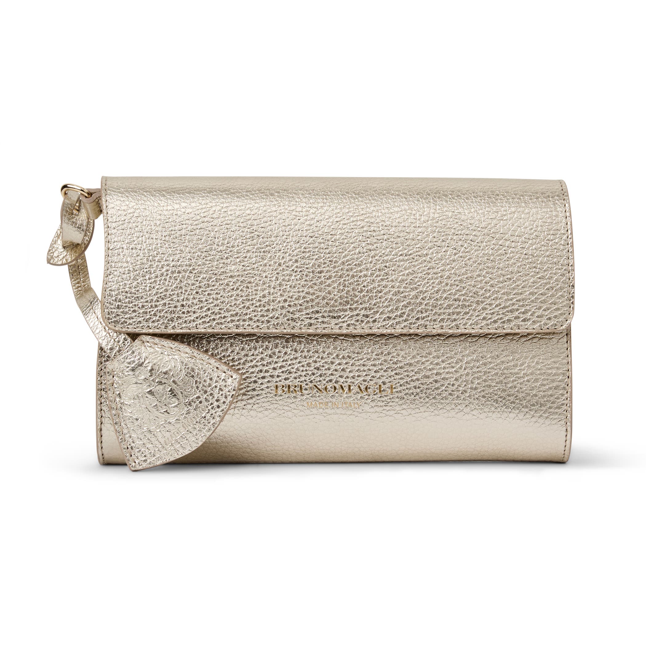 Marina Wallet Crossbody Bag, Main, color, PLATINO PEBBLED