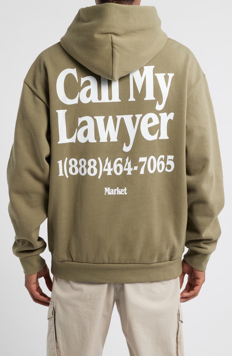 MARKET Call My Lawyer Graphic Hoodie, Alternate, color,