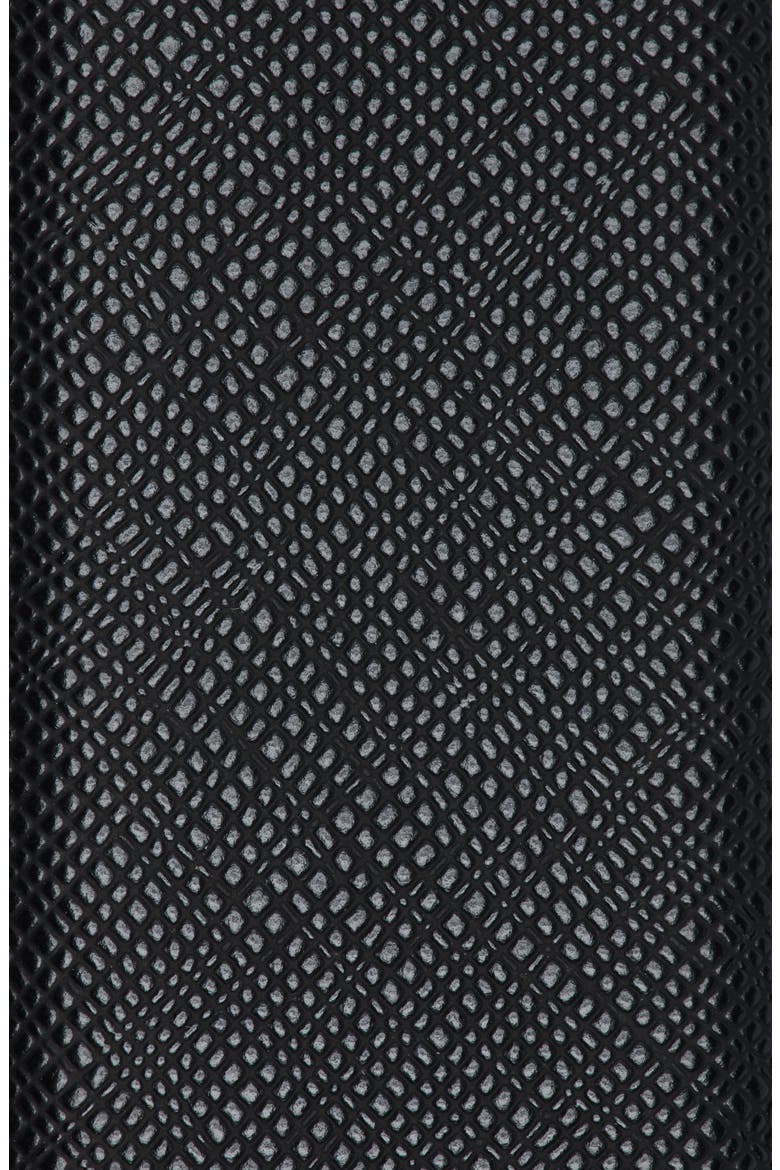 32mm Saffiano Keeper Belt, Alternate, color, BLACK SILVER