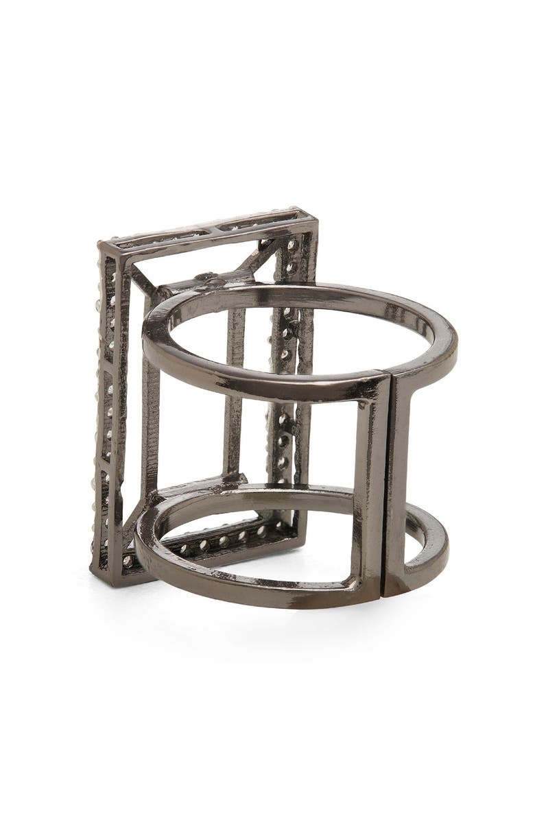 Dhwani Bhansal VAZIO RING, Alternate, color, Gunmetal Grey