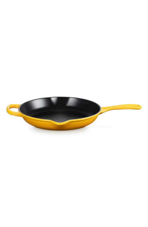 Signature Handle 10 1/4 Inch Enamel Cast Iron Skillet