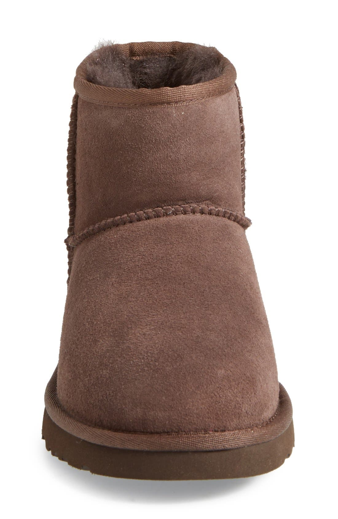 Classic Mini Boot, Alternate, color, CHOCOLATE