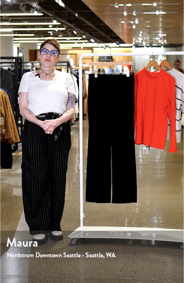 Velvet Wide Leg Pants, sales video thumbnail