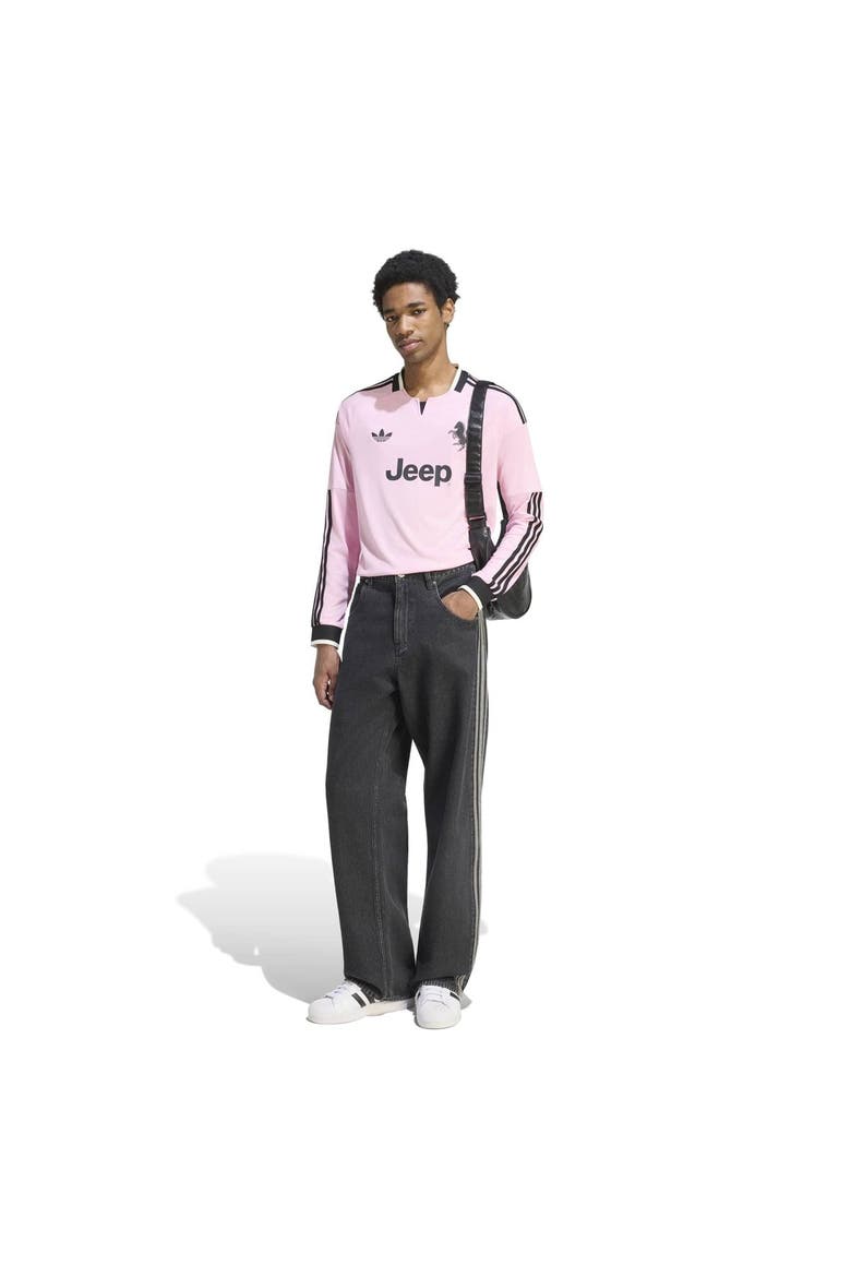 Men's adidas  Pink Juventus 2026/27 Away Replica Long Sleeve Jersey, Alternate, color, Pink