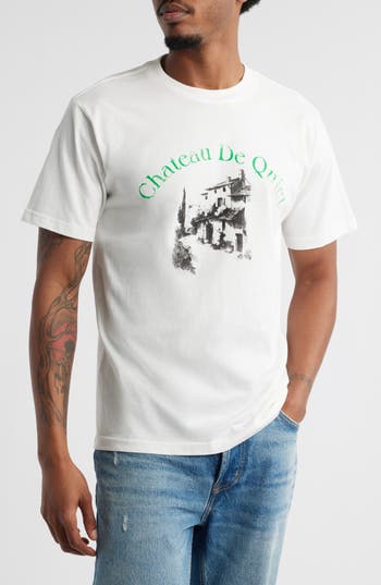 Museum Of Peace And Quiet Museum Of Peace & Quiet Chateau De Quiet Graphic T-shirt In White
