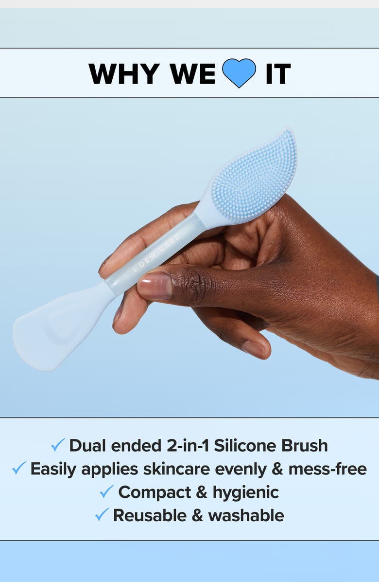 I DEW CARE 2-in-1 Silicone Mask Brush, Alternate, color, Blue