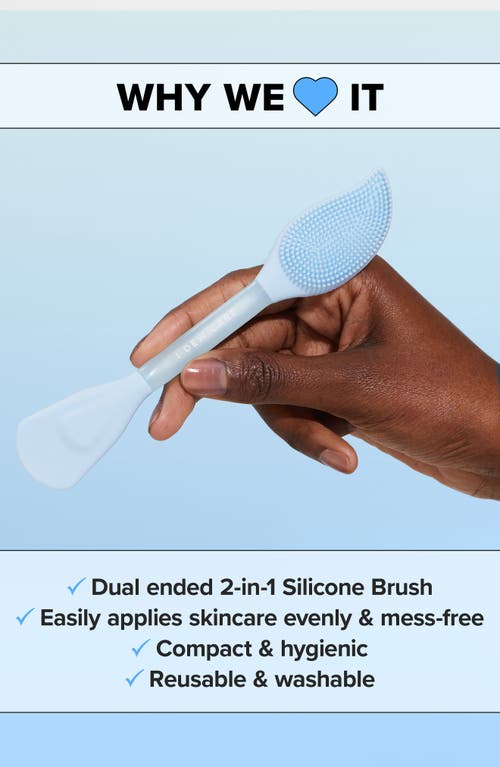 I Dew Care 2-in-1 Silicone Mask Brush In Blue