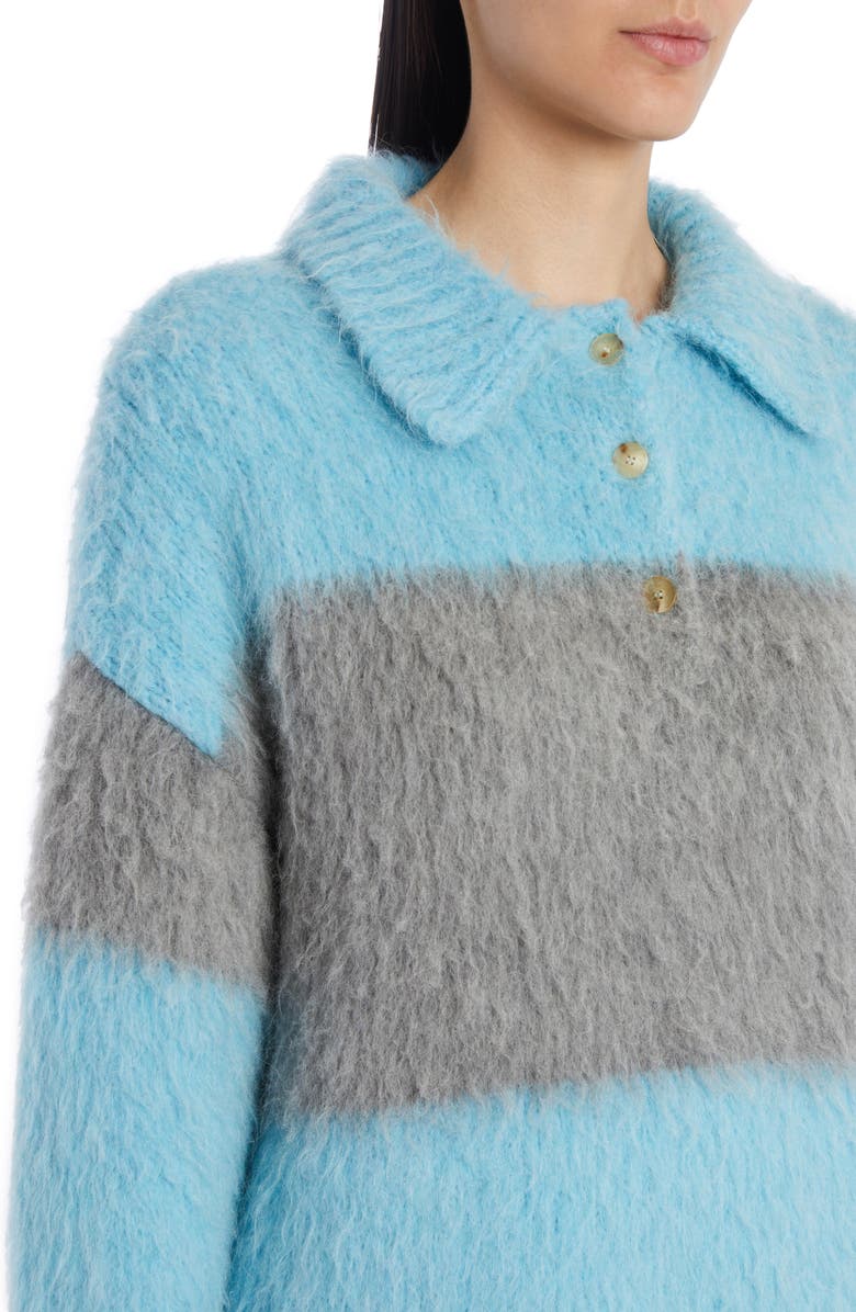 Etro Stripe Fringe Cardigan, Alternate, color, 