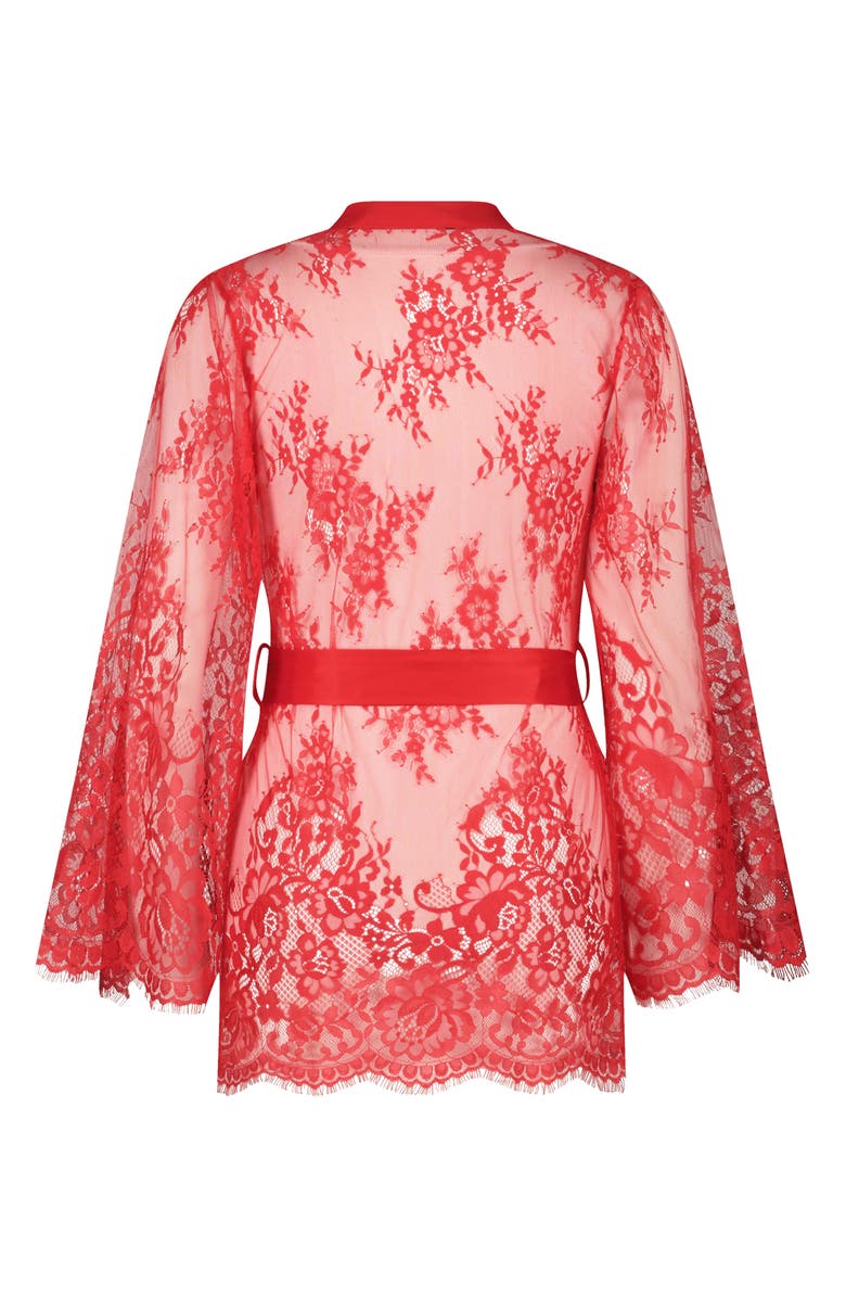Hunkemöller Isabella Eyelash Lace Robe, Alternate, color, 