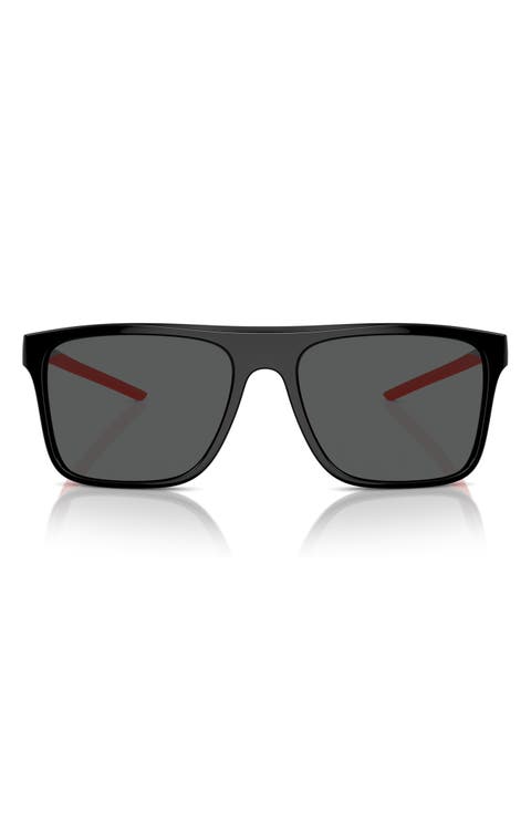 x Scuderia Ferrari 58mm Square Sunglasses