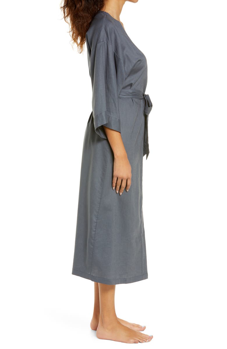 Nordstrom Linen Blend Robe, Alternate, color, 