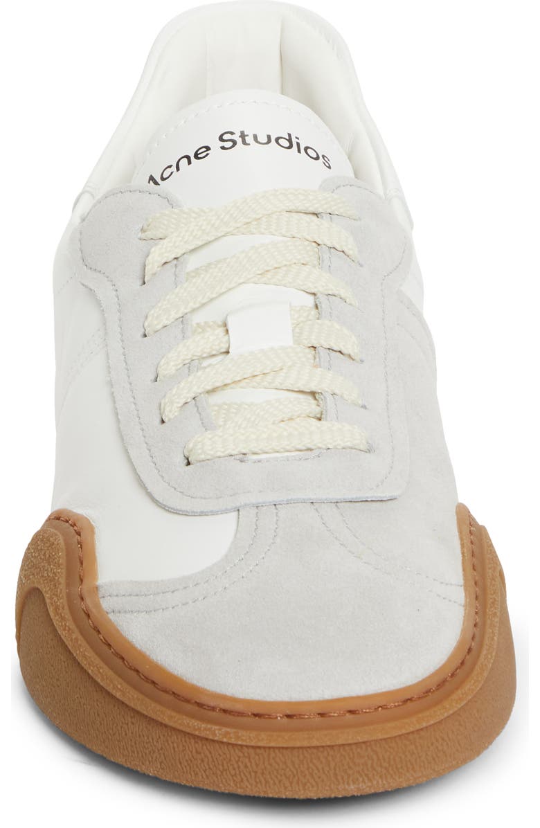 Acne Studios Low Top Sneaker, Alternate, color, White/Brown