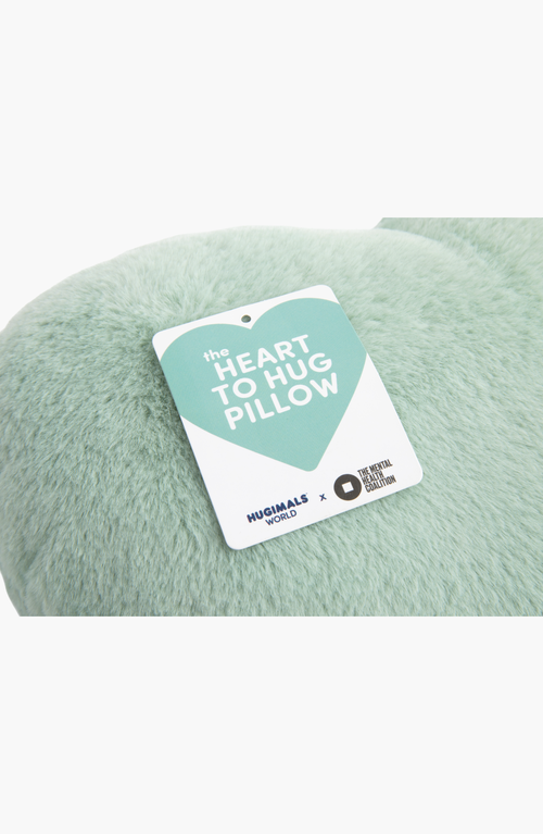 Hugimals World Heart To Hug Pillow In Green